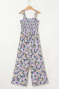 Floral High Waist Jumpsuit