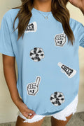 Sequin CHEER Graphic T-shirt