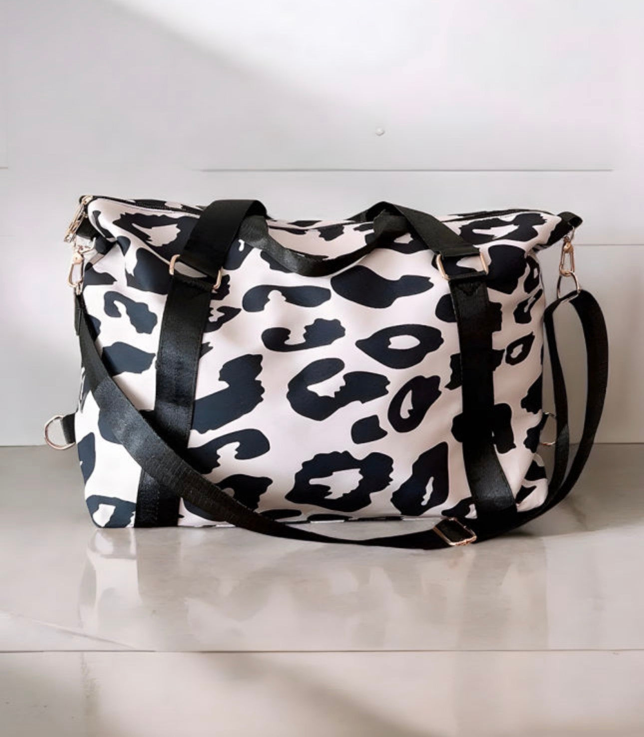 Leopard Luggage Tote Bag