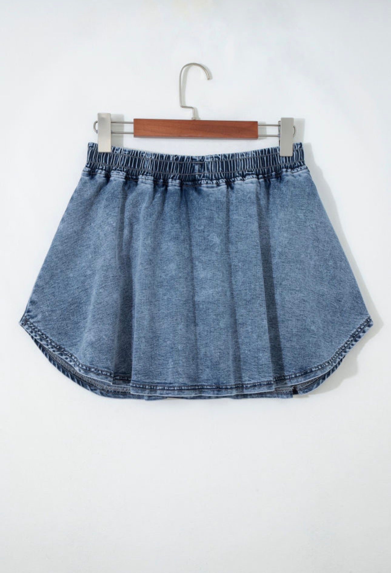 Pearl Denim Skort