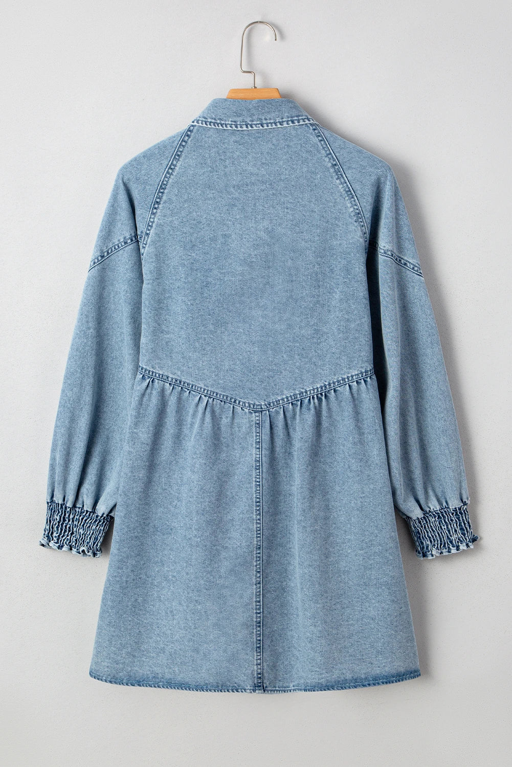 Flared Denim Dress