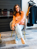Light Wash Distressed Flare Jeans