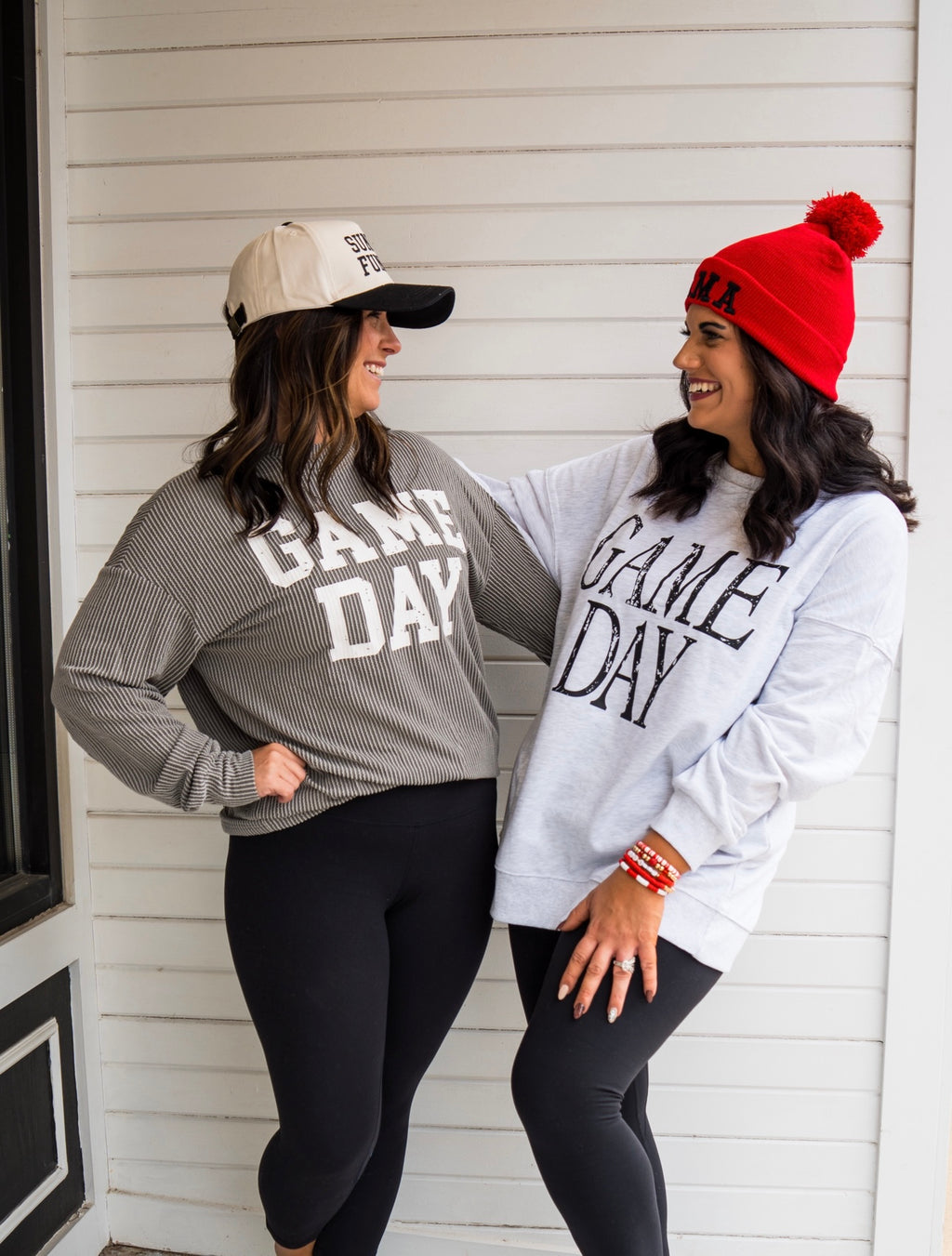 Vintage GAME DAY Oversized Crewneck Sweatshirt