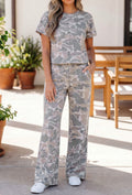 Camouflage Tee & Sweatpant Set