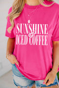 SUNSHINE & ICED COFFEE Graphic T-Shirt