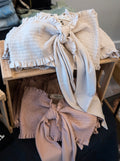 Smocked Tie Front Tube Top