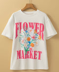 FLOWER MARKET Graphic T-Shirt