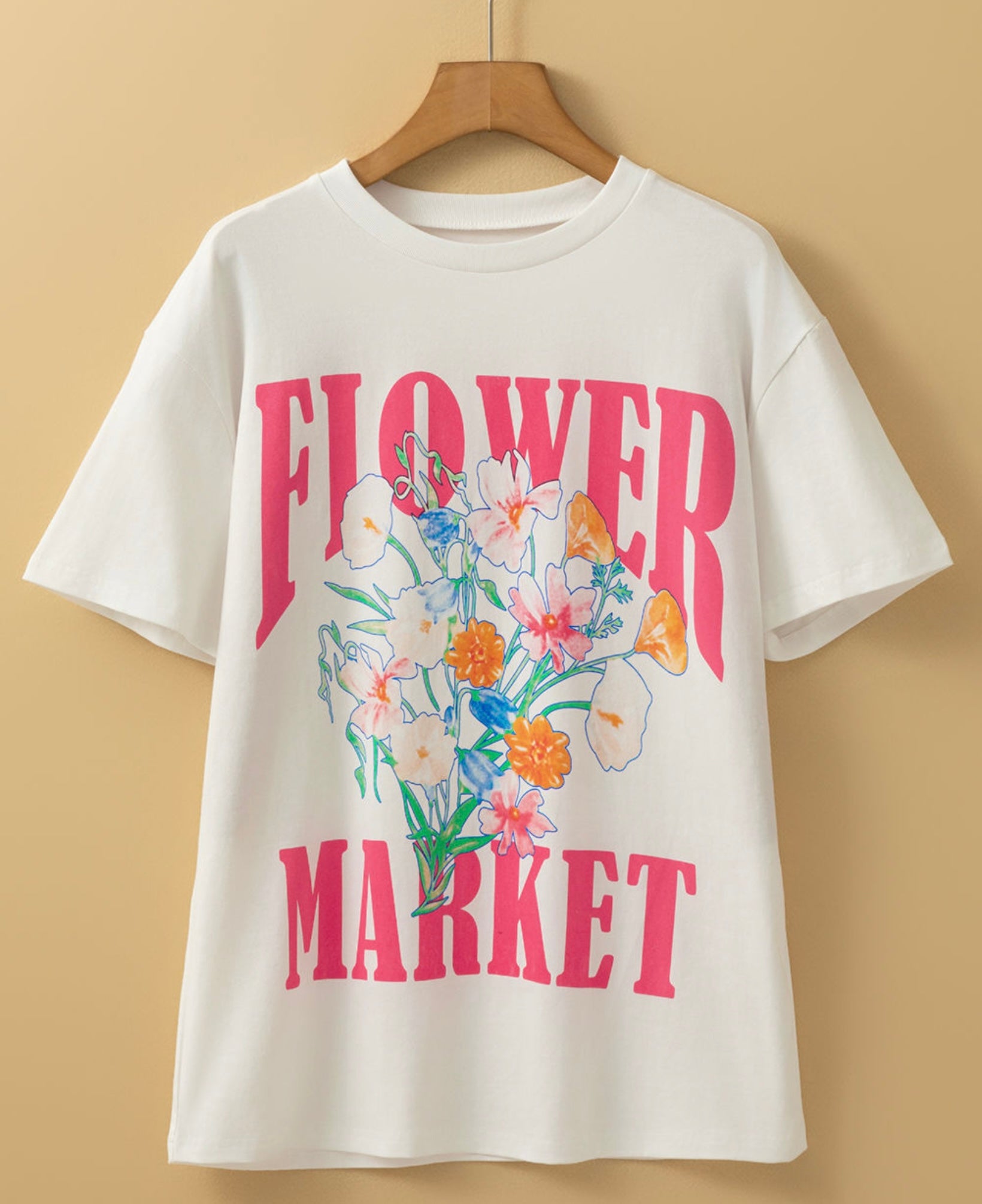 FLOWER MARKET Graphic T-Shirt