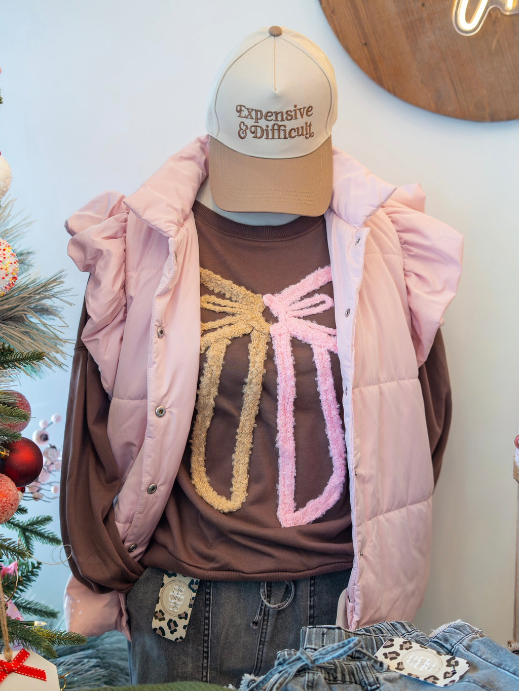 EXPENSIVE & DIFFICULT Two-Tone Canvas Hat