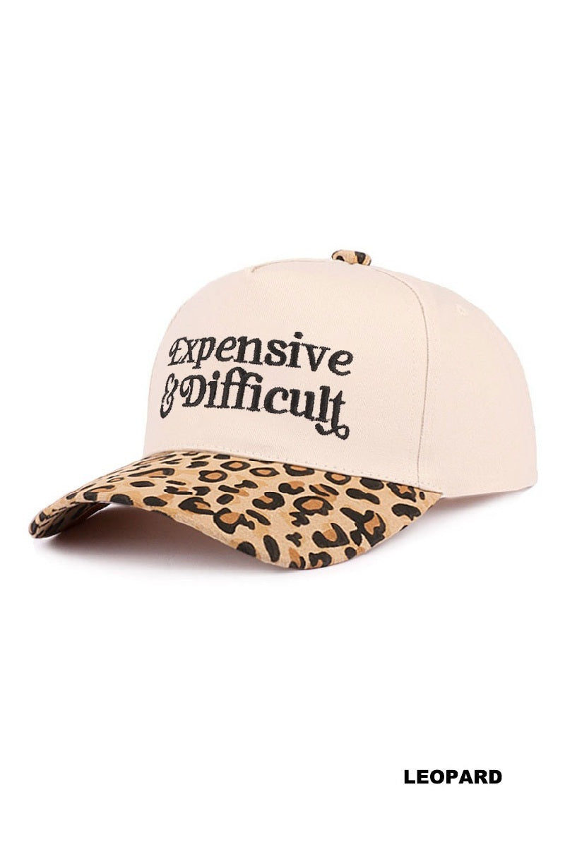 EXPENSIVE & DIFFICULT Two-Tone Canvas Hat