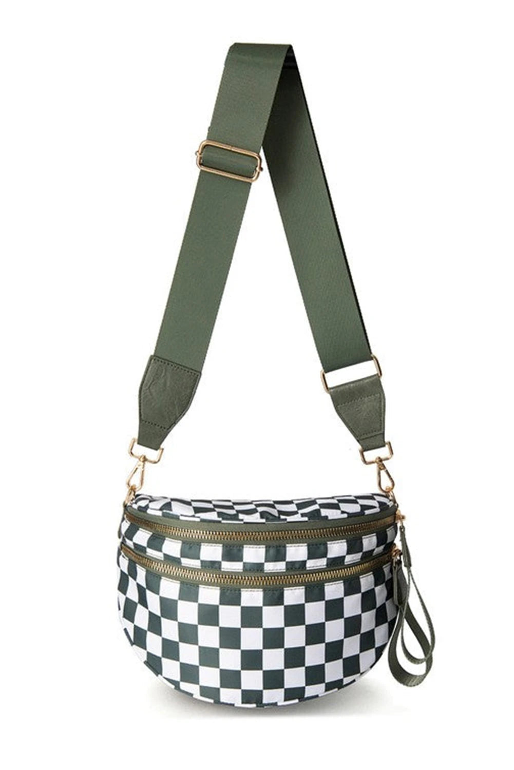 Checkered Crossbody Bag